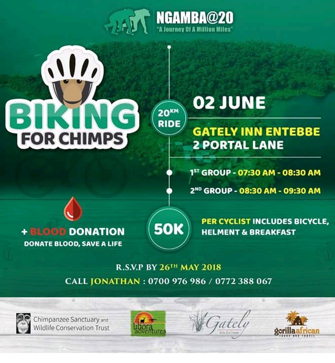 Ngamba@20- Biking for Chimps