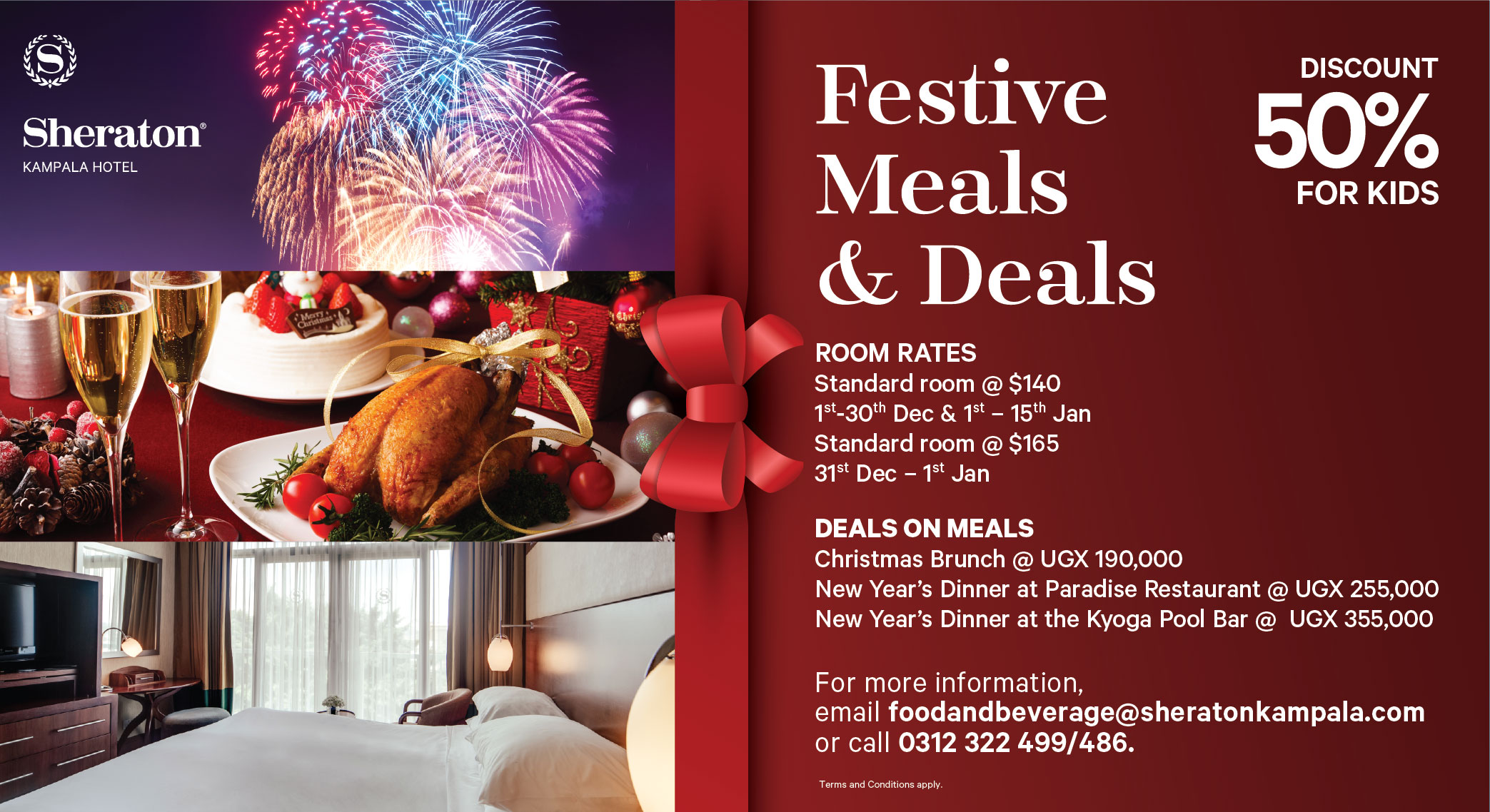 Thank you to Sheraton Kampala Hotel!