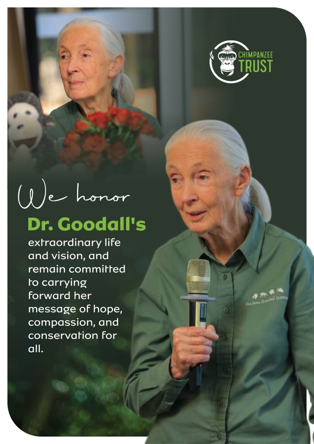 Tribute to Dr. Jane Goodall